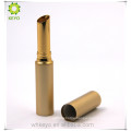 Aluminum bottle gold tube matte lipstick liquid lip balm twist up container for cosmetic